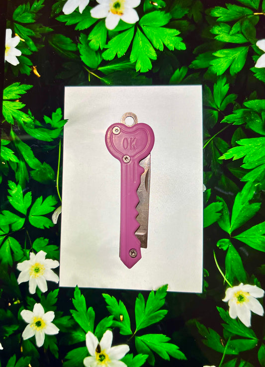 Lilac Key Letter Opener
