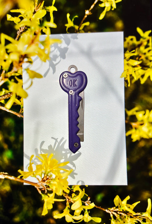 Purple Key Letter Opener